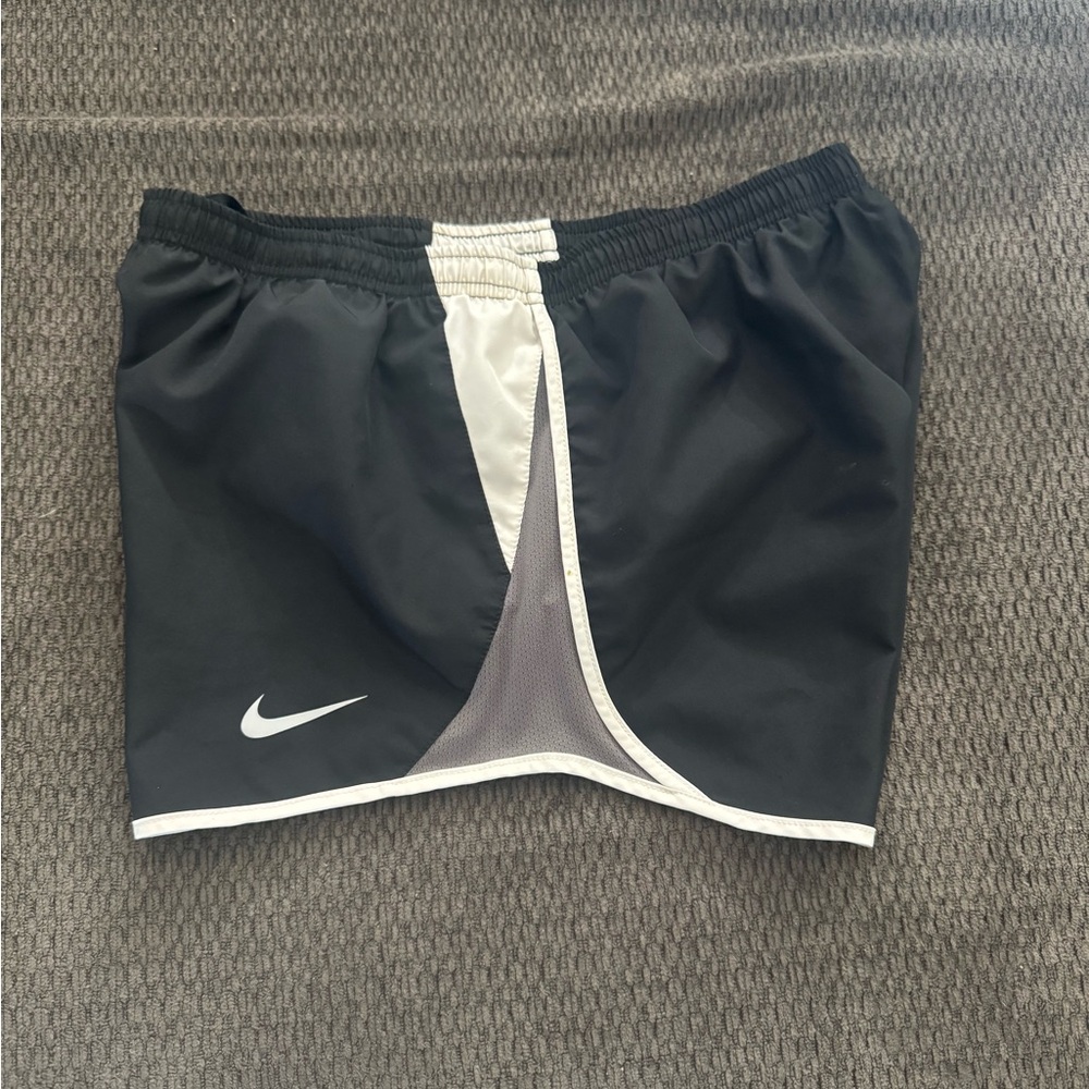 Nike Tempo Black, White and Gray Shorts